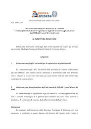 provvedimenti direttore atti pubblici ufficiali DP Cremona - Direzione ...