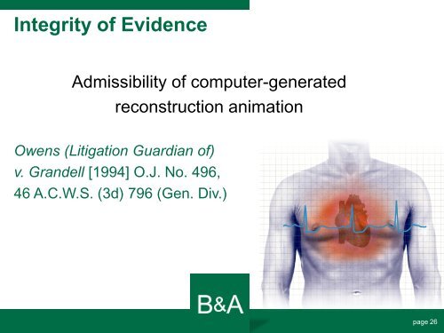 Expert Demonstrative Evidence - Bogoroch & Associates