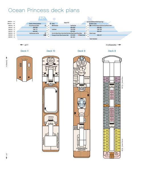 Ocean Princess Deck Plans Bei Schiffs Feeling