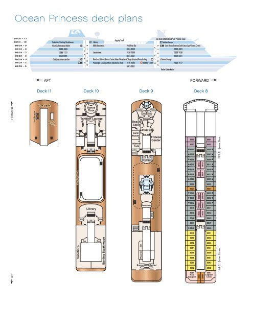 Ocean Princess deck plans - bei Schiffs-Feeling