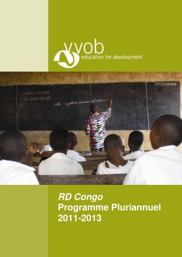 RD Congo Programme Pluriannuel 2011-2013 - VVOB