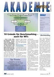 Ausgabe 3/2005 - WT-Akademie