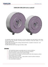 OWECON OWL100 Series Loadcell - Owecon.com