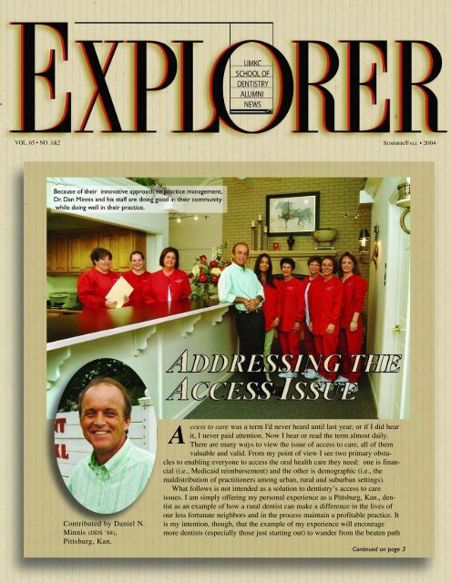 2004 Summer/Fall Explorer - Complete - UMKC School of Dentistry