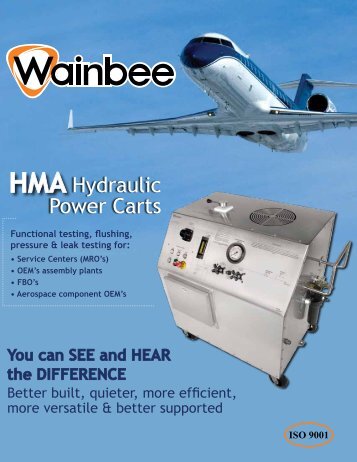 Wainbee HMA Hydraulic Power Carts - Wainbee Limited