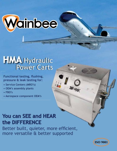 Wainbee HMA Hydraulic Power Carts - Wainbee Limited