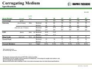 Corrugating Medium Specifications - Graphic Packaging