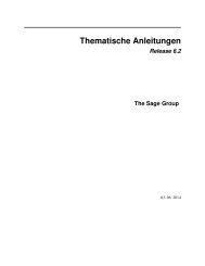 Thematische Anleitungen - Sage