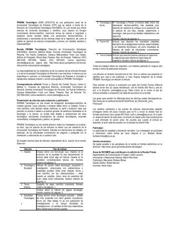 PRISMA TecnolÃ³gico - Universidad TecnolÃ³gica de PanamÃ¡