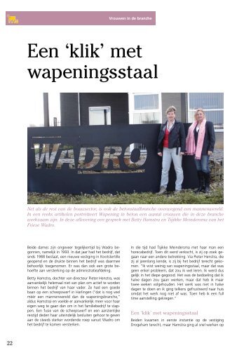 Een 'klik' met wapeningsstaal - Wapening in Beton