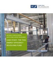 case study: the thai energy efficiency revolving fund - UNEP ...