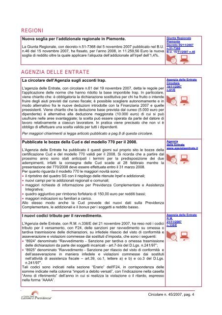 La circolare dell'Agenzia delle Entrate sul Cuneo Fiscale