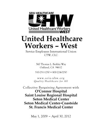 Daughters of Charity - SEIU-UHW Healthcare Workers West
