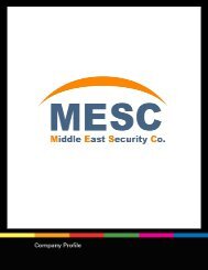 services - Middle East Security Co. (MESC)