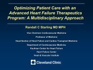 Optimizing Patient Care with an Advanced Heart Failure ...