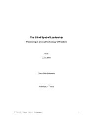 The Blind Spot of Leadership. Presencing as a ... - Otto Scharmer
