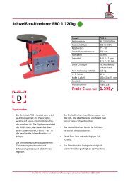 Schweißpositionierer PRO 4 550kg