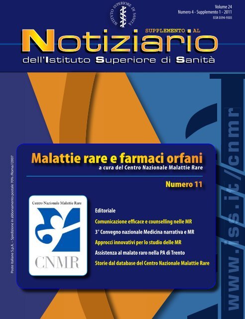 Numero 11 - Istituto Superiore di SanitÃ 