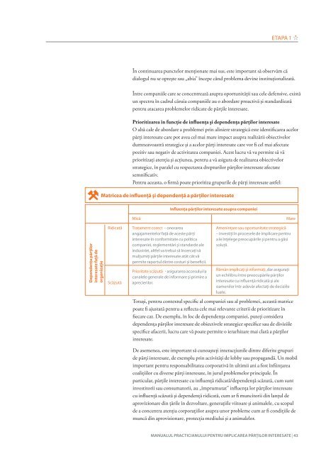 Manualul pentru implicarea pÄrÅ£ilor interesate - AccountAbility