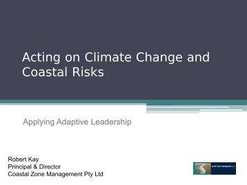 applying adaptive leadership in climate change