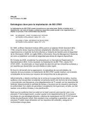 Estrategias clave para la implantaciÃ³n de ISO 27001 - ISO27000.es