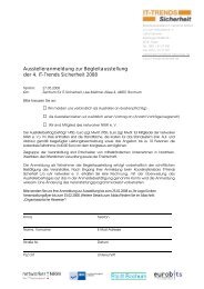 Einladung fÃ¼r Aussteller (PDF-Dokument, 930 KB) - IT-Trends ...