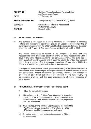 Children in need referral and assessment workload analysis PDF 58 ...