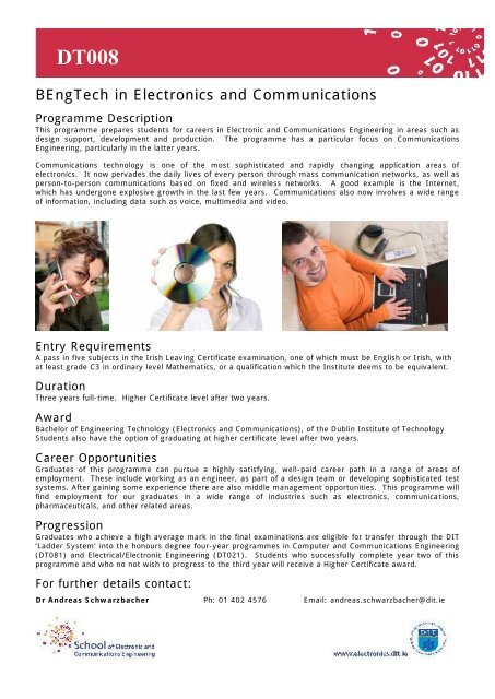 Bengtech In Electronics And Communications School Of Electronic