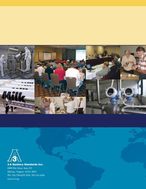 2011 Annual Report (PDF) - 3-A Sanitary Standards