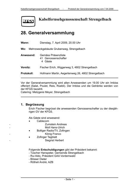 Protokoll der Generalversammlung 2009.pdf - Kfgs.ch