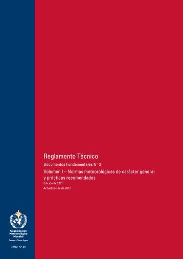 Reglamento TÃ©cnico - E-Library - WMO