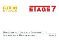 HANDGEFERTIGTE NATUR ... - Futon Etage GmbH