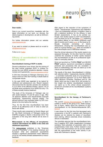 Newsletter 03/2013 - neuroConn GmbH