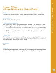 Lesson Fifteen: Climate Witness Oral History Project - WWF Blogs