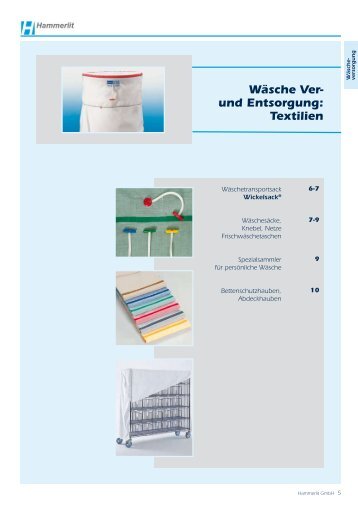 Wäsche Ver- und Entsorgung: Textilien - Hammerlit