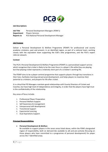pca resume
