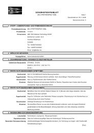 SICHERHEITSDATENBLATT - DEF-TEC