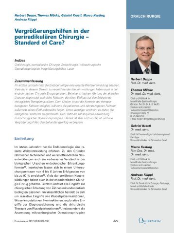 download - Professor Dr. Andreas Filippi, Fachzahnarzt für ...