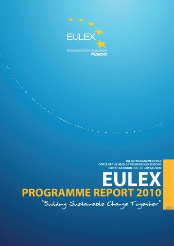 PROGRAMME REPORT 2010 - Eulex