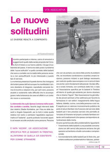 Acli Trentine SETTEMBRE 2004