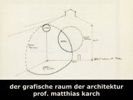 der grafische raum der architektur prof. matthias karch