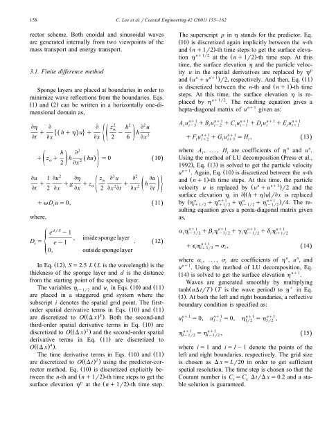 Internal generation of waves for extended Boussinesq equations