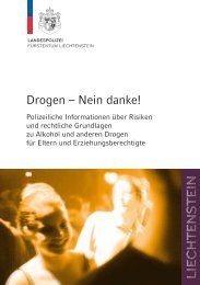 Drogen â Nein danke! - Landespolizei Liechtenstein