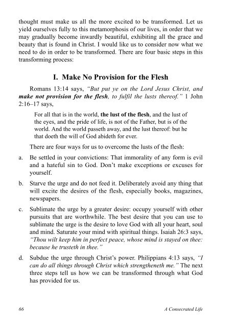 Chapter 1 A Consecrated Life - Far Eastern Bible College