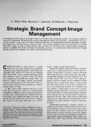 Strategic Brand Concept-Image , Management