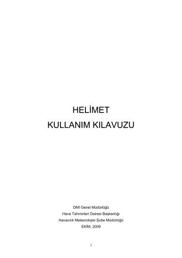 helimet kullanÄ±m kÄ±lavuzu - Hezarfen