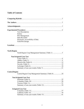 2009 - MU Variety Testing Program - University of Missouri