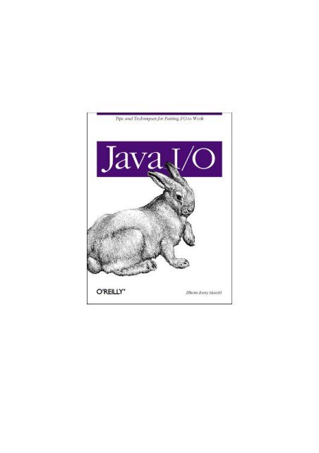 O Reilly Java Io Pdf