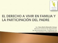 el derecho a vivir en familia y la participaciÃ³n del padre