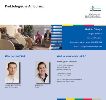 Flyer - Marienhospital Gelsenkirchen GmbH